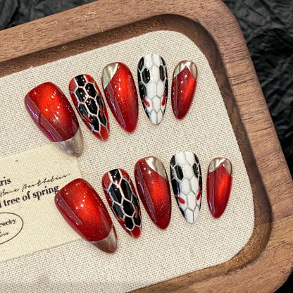 0937- Handmade press on nails fake nails removable