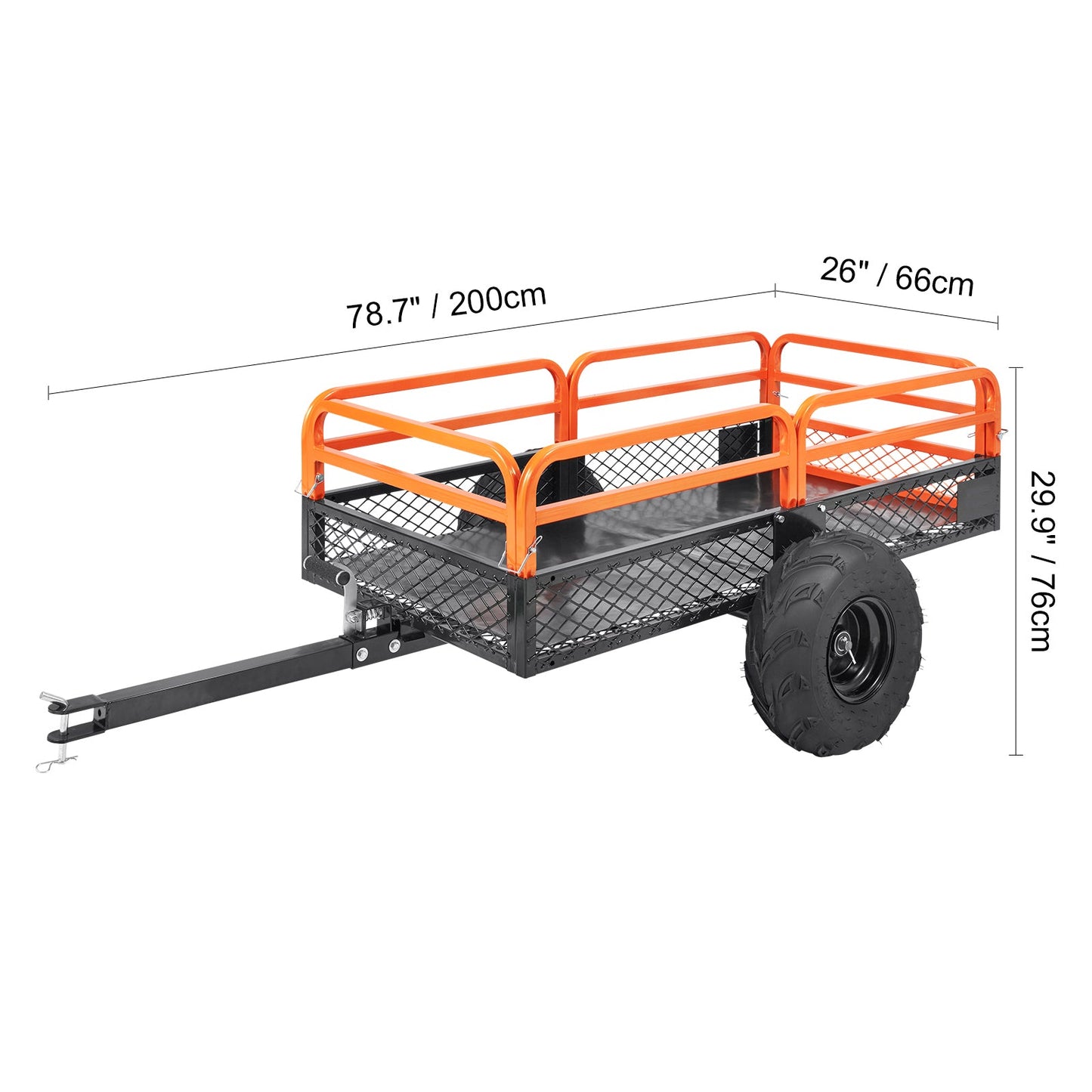 Heavy Duty Steel ATV Dump Trailer