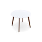 Dining Table - Brown / White