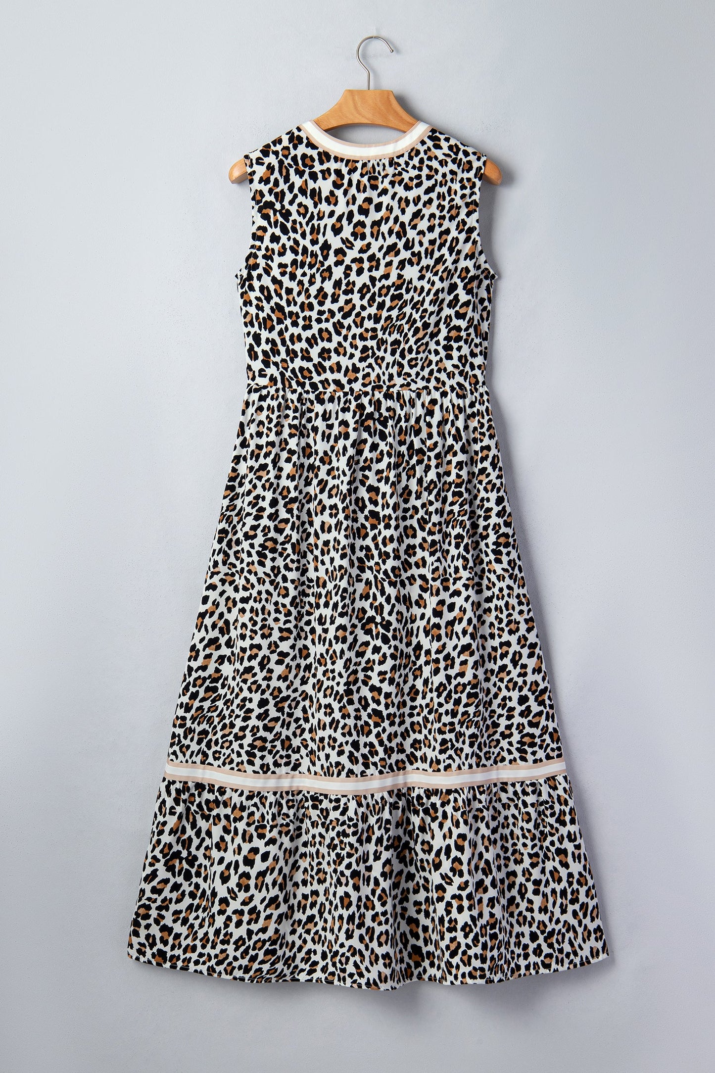 Ayla Trim Sleeveless Midi Dress