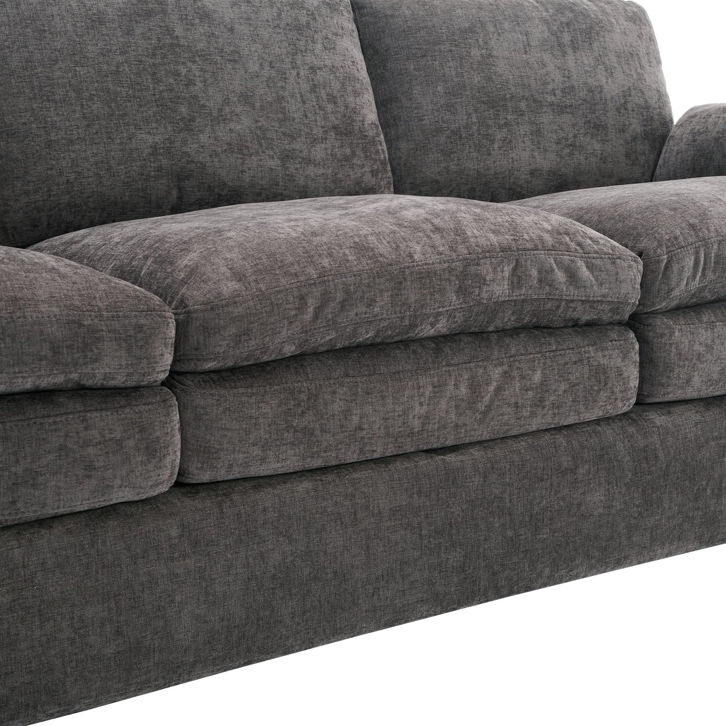 Cozy Upholstered Cushion Armchair For Living Room
