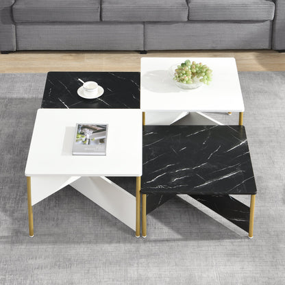 Modern Nesting Coffee Tables Set of 4