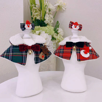 Pet Christmas Clothes Scarves Capes And Outfits