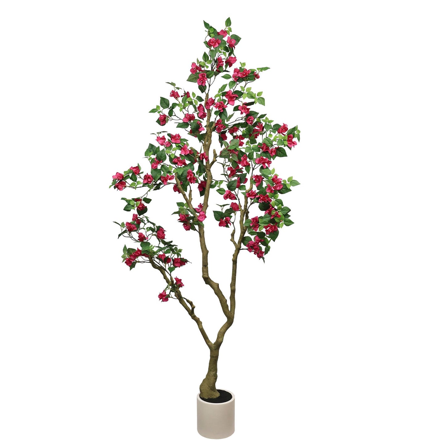 7Ft Artificial Bougainvillea Tree with Realistic Rose