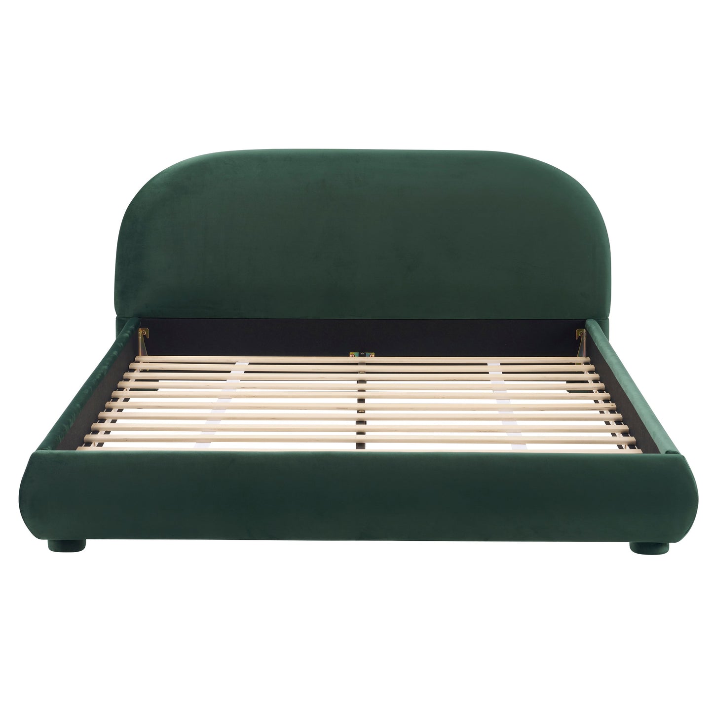 Dark Green Velvet Bed Frame