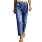 Womens Casual Cropped Jeans Fashionable