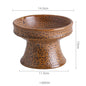 Cat Bowl Ceramic Shallow Mouth High Foot Anti Overturn Double