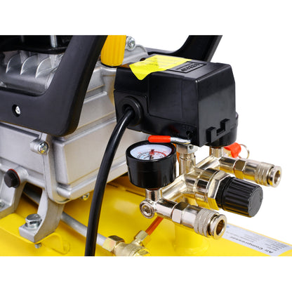 4.5HP Portable 13-Gallon Oil-Lubricated Air Compressor Tank