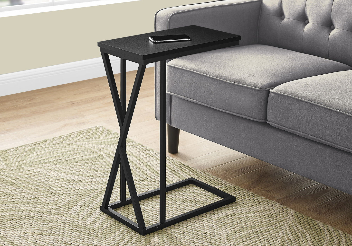 Accent Table C-Shaped - Contemporary Modern