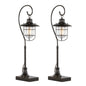 Landen - Contemporary Task Lamp (Set of 2) - Oil Rubbed Bronze / Clear
