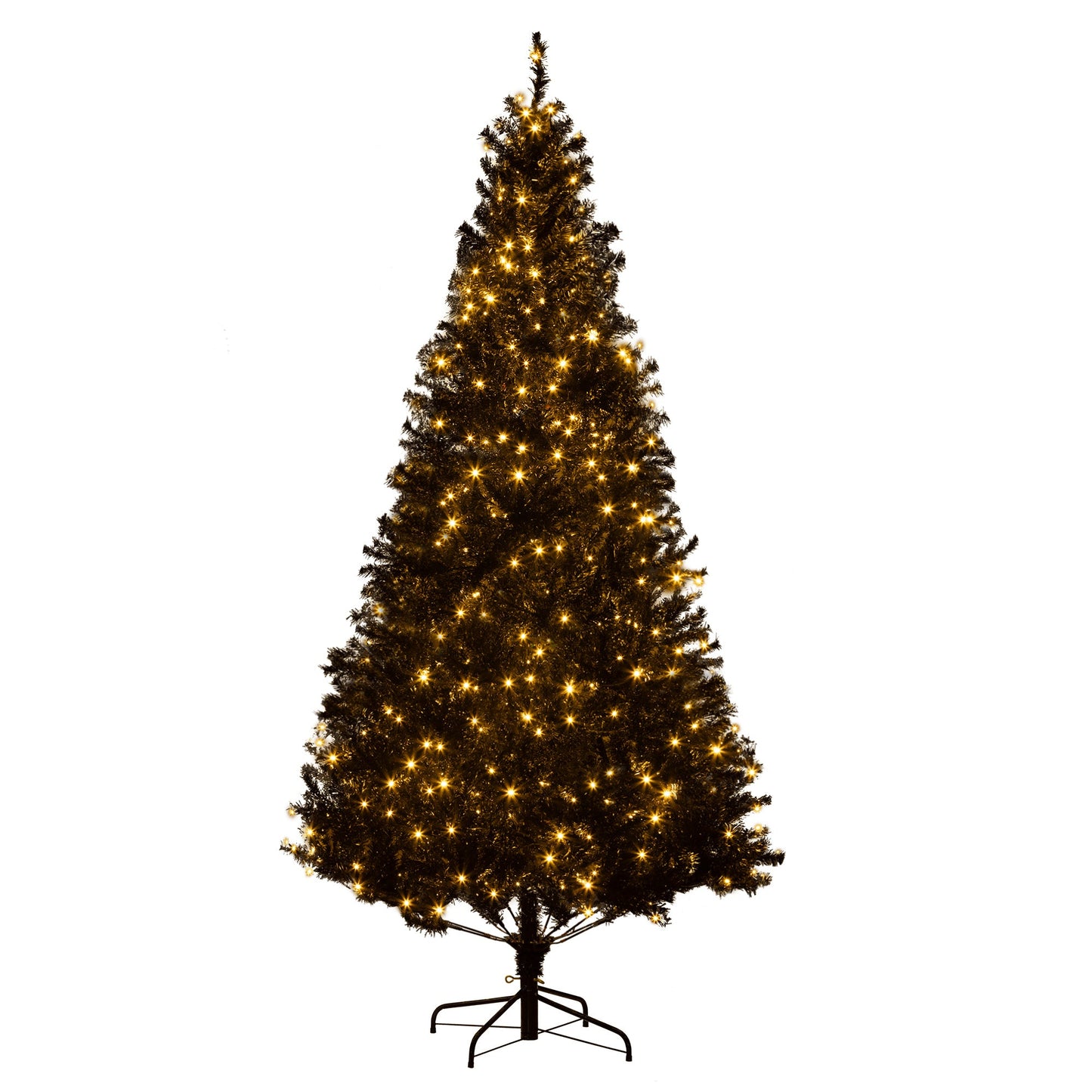 HOMCOM 7.5' Tall Prelit Christmas Tree