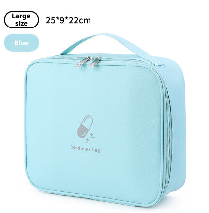 Portable medical bag-mint blue-large-1 piece