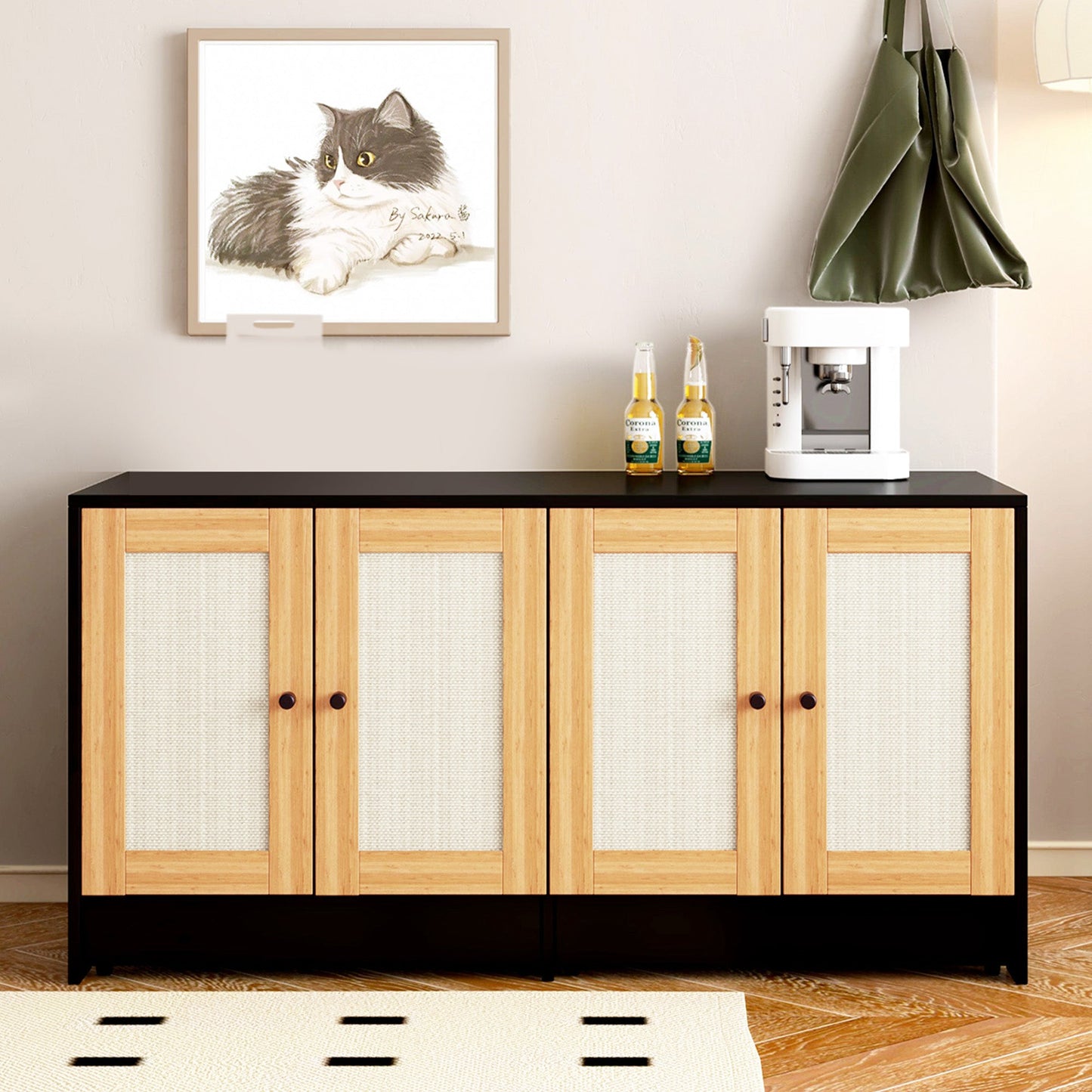 Double Litter Box Enclosure for Cats