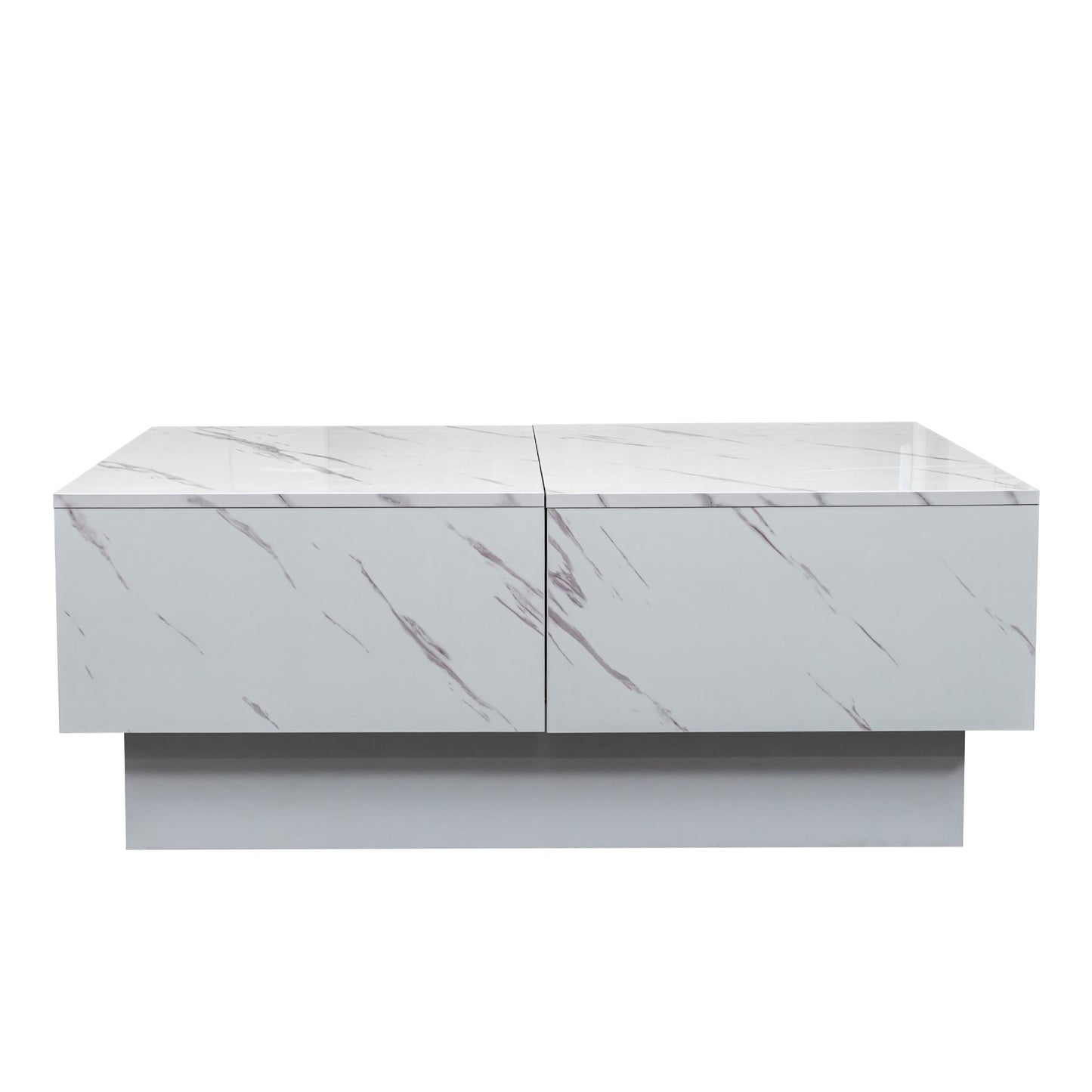 Coffee Table with Sliding Tabletop and Hidden Storage