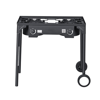 2 Burner Outdoor Propane Gas Stove, 150,000 BTU