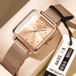 Womens Quartz Square Watch