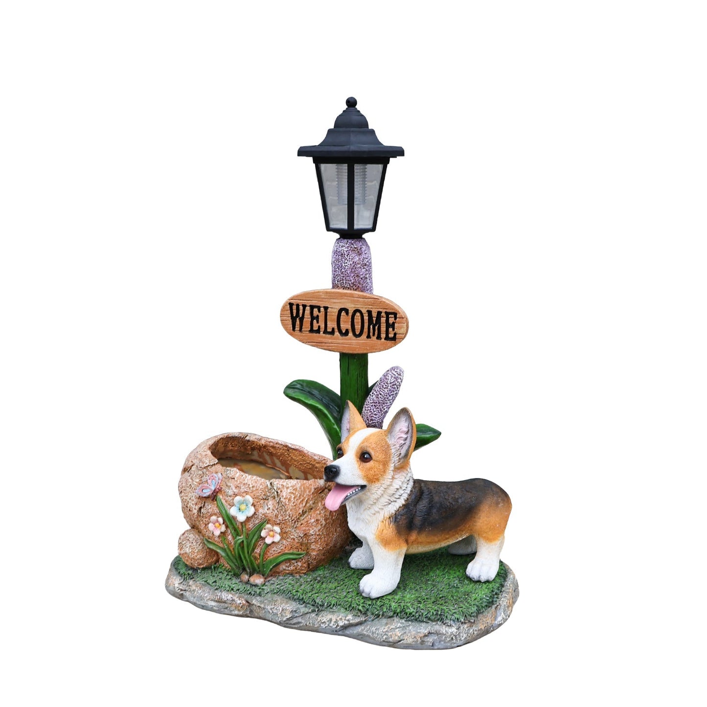 Corgi Dog Planter Garden Decor