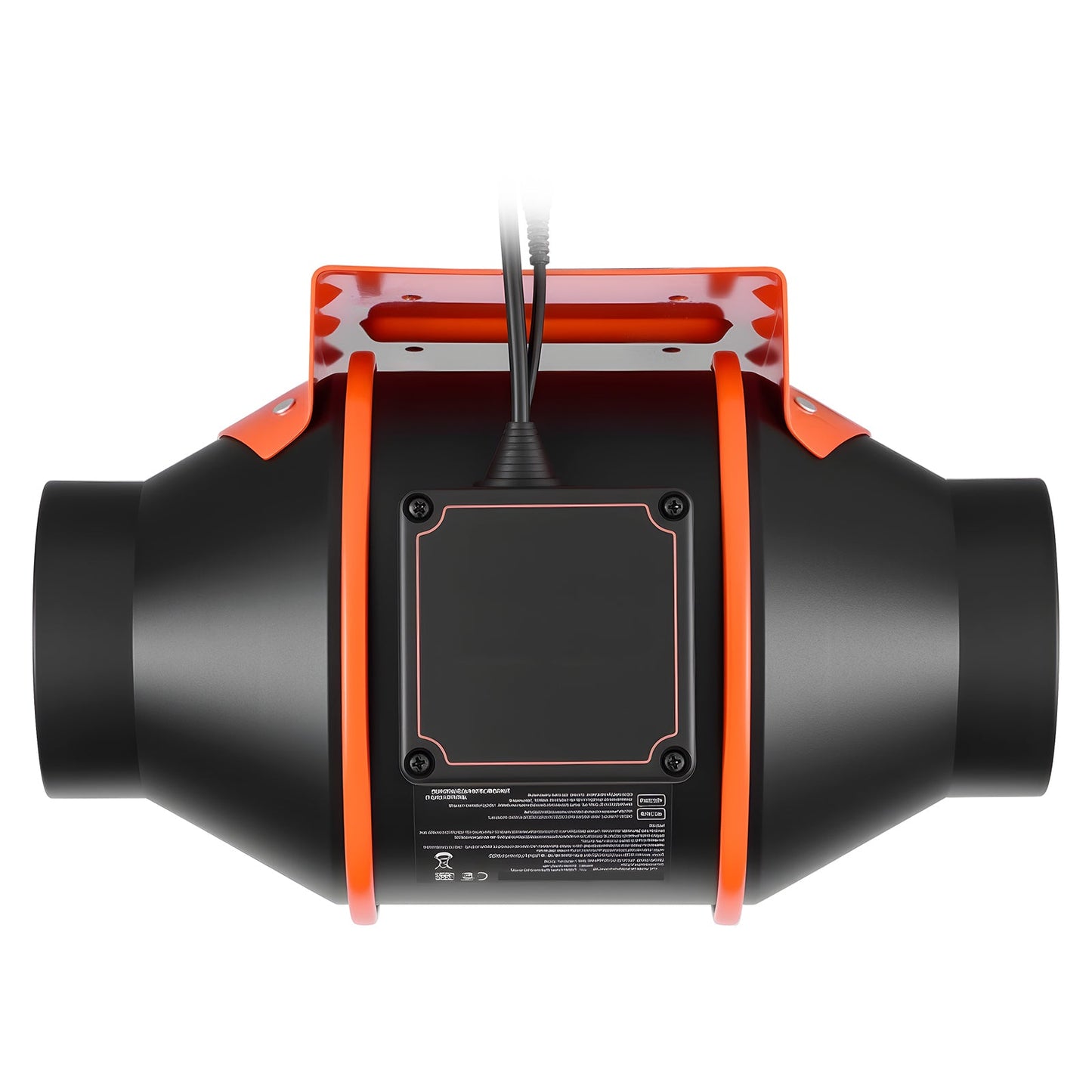 Inline Duct Fan with 10-Speed PWM Controller and App Control