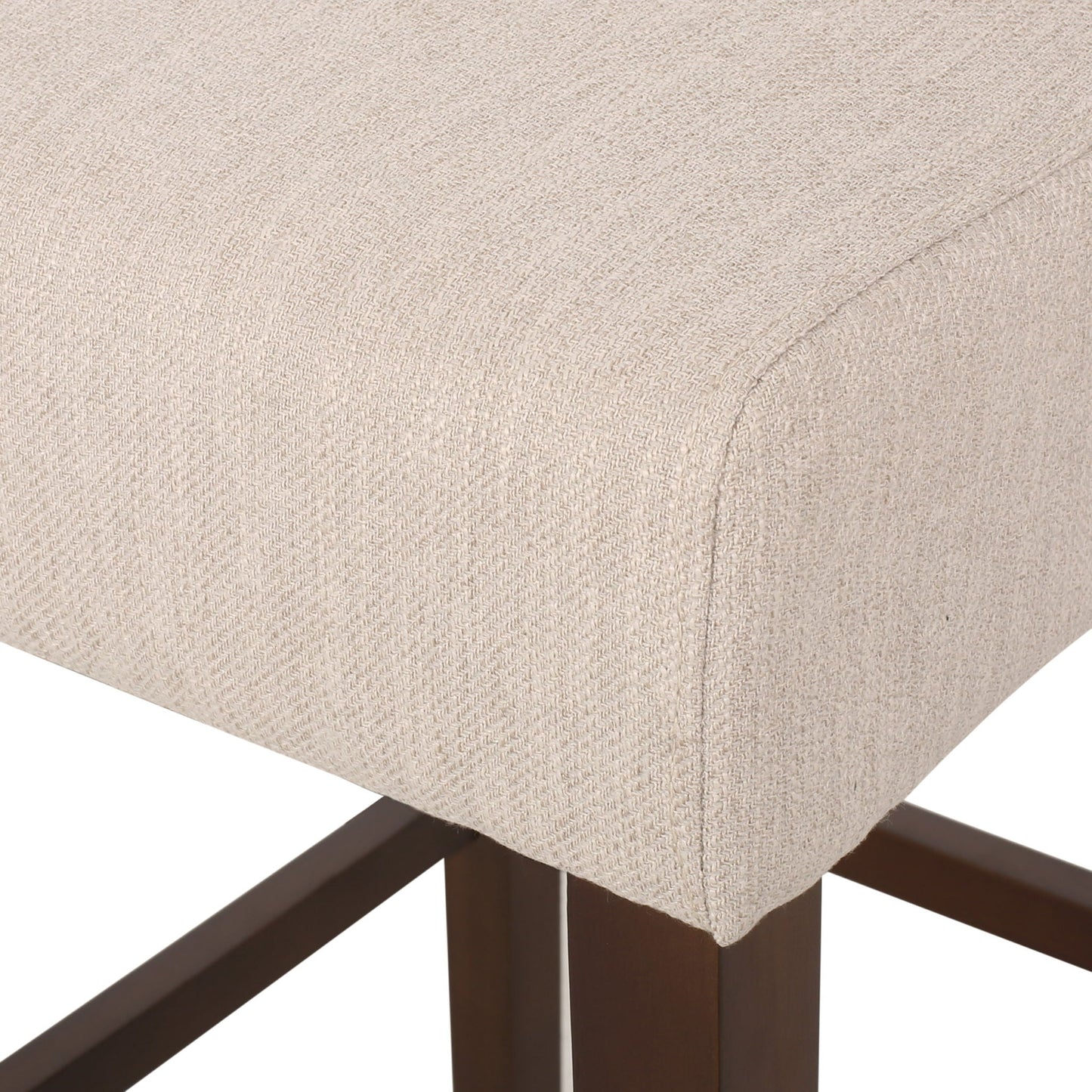Solstara Upholstered Dining Barstool with Button Tufted and Wing Back