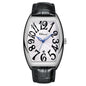 Mens Digital Watch Calendar Casual Leather Belt
