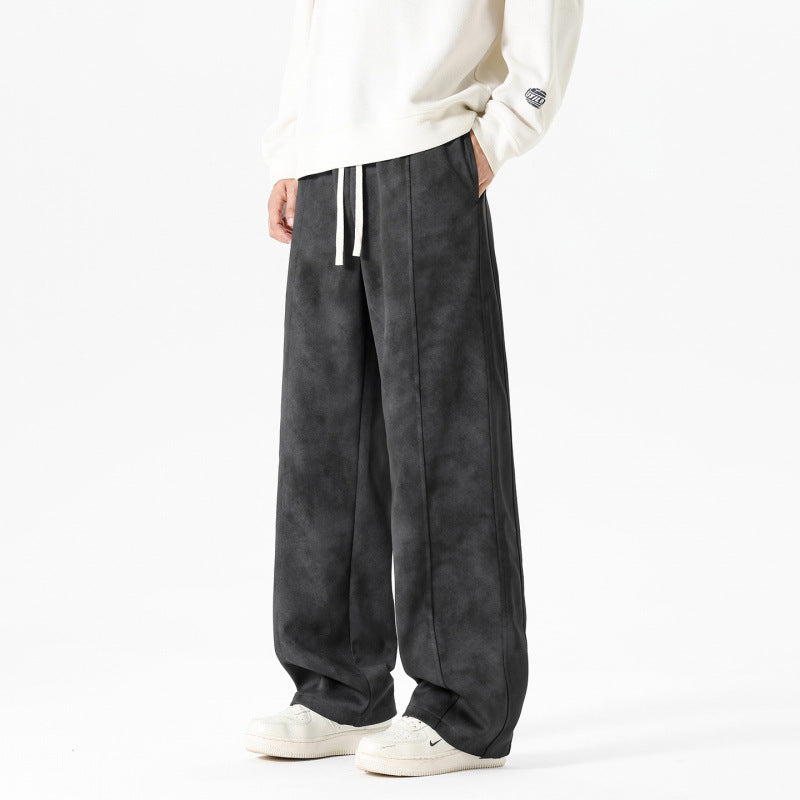 Men's Retro Casual Loose Wide-Leg Pants