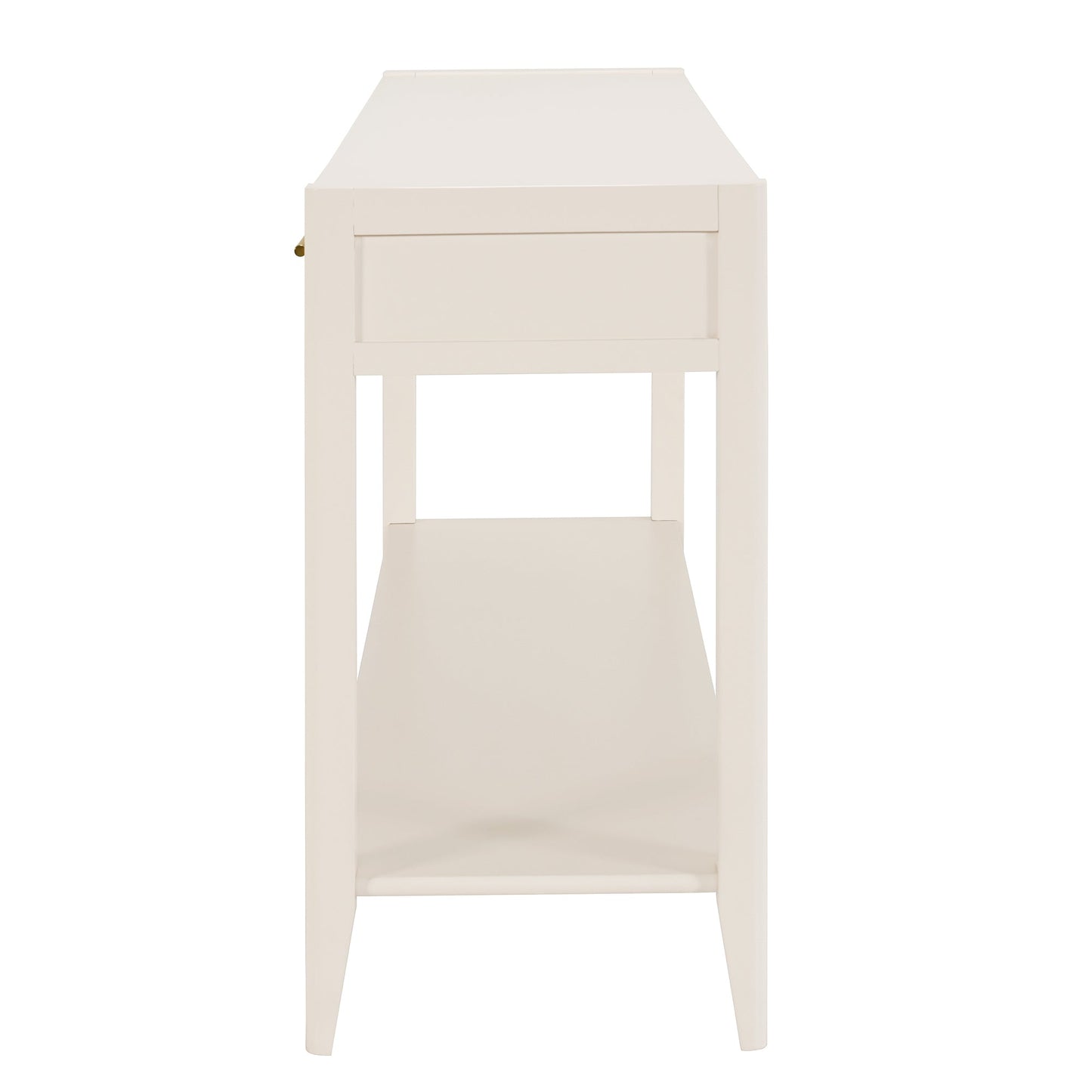 U Style 60" Painted Console Table with 3 Drawers