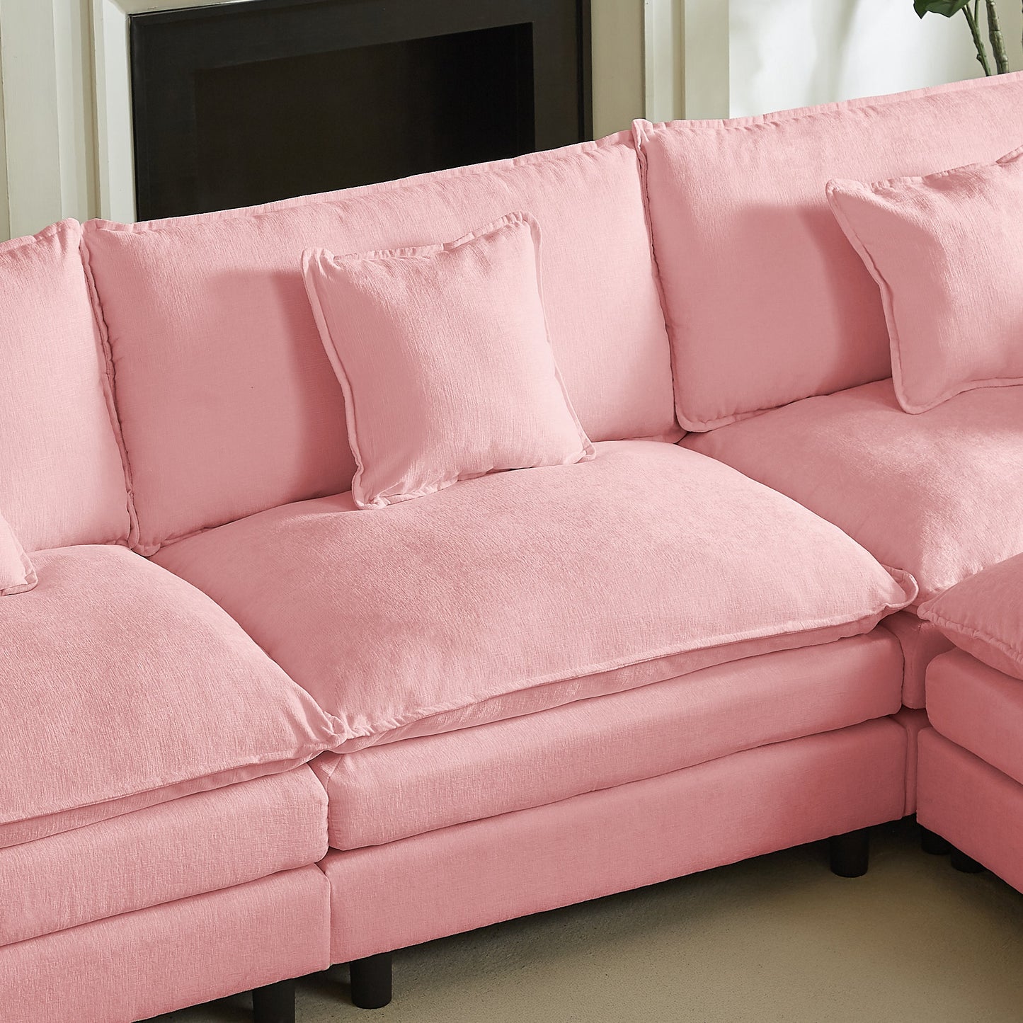 Modular Sectional Sofa - 110 Inch L Shaped Couch Set