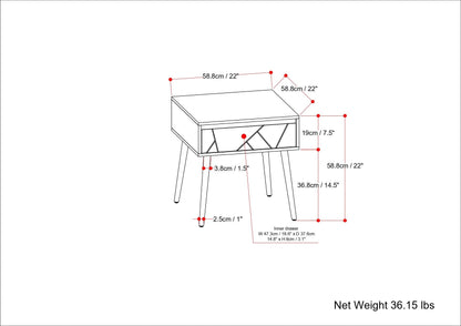 Jager - Side Table - Natural
