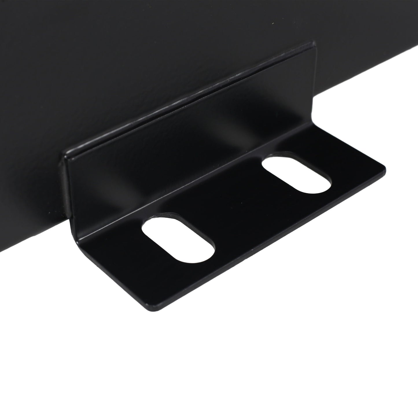 Heavy Duty 5 Gallon Steel Hydraulic Fluid Reservoir Tank With Mounting Foot, 14 Gauge - Black