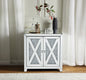 Noralie Mirrored & Faux Diamonds Console Cabinet