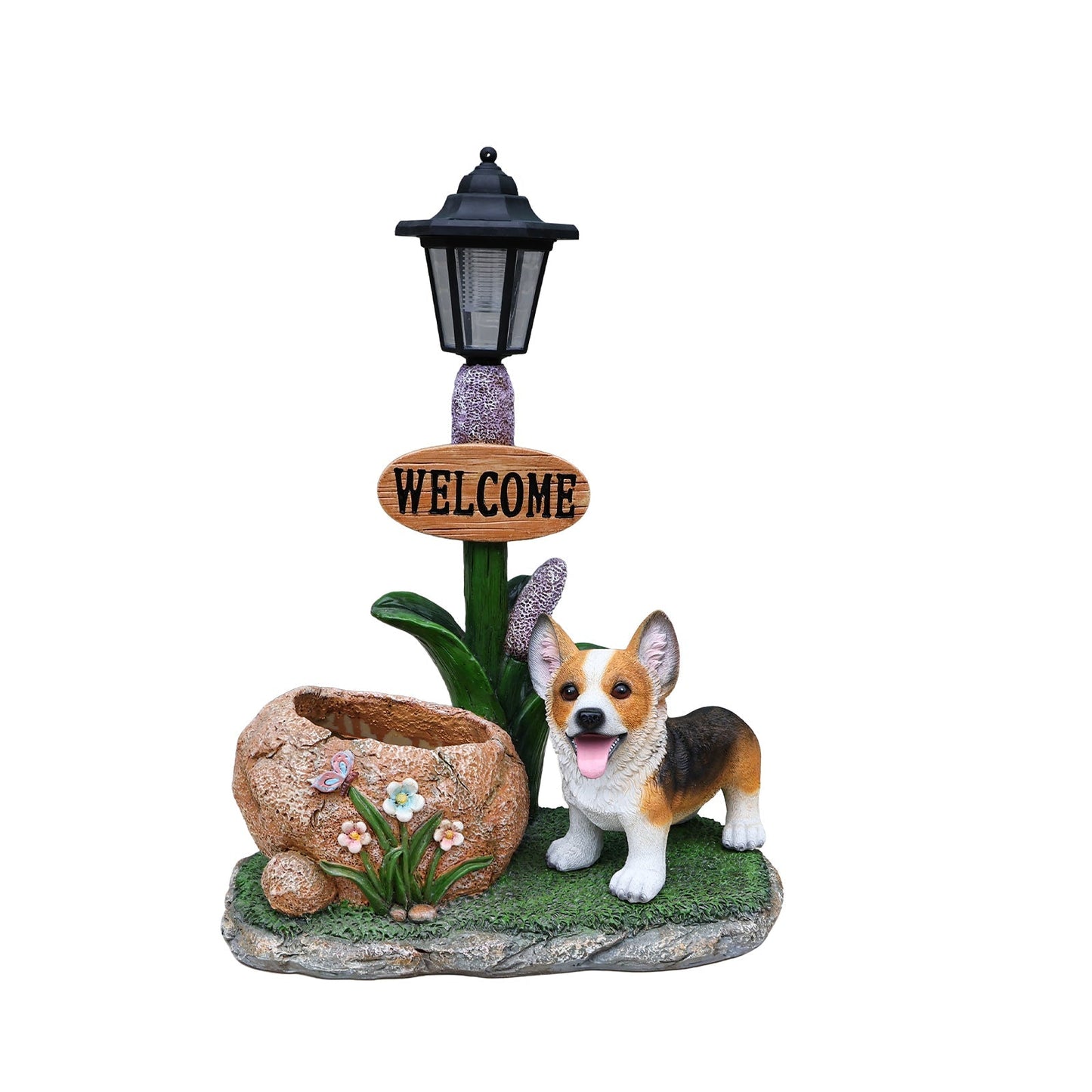 Corgi Dog Planter Garden Decor