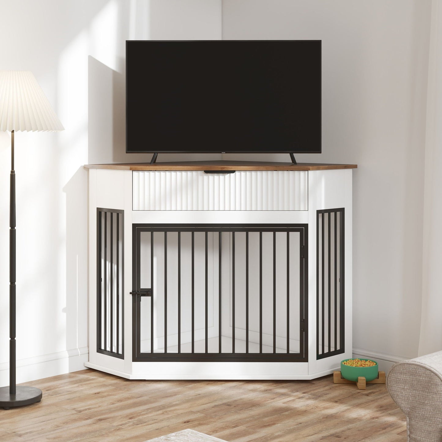 Corner Dog Crate