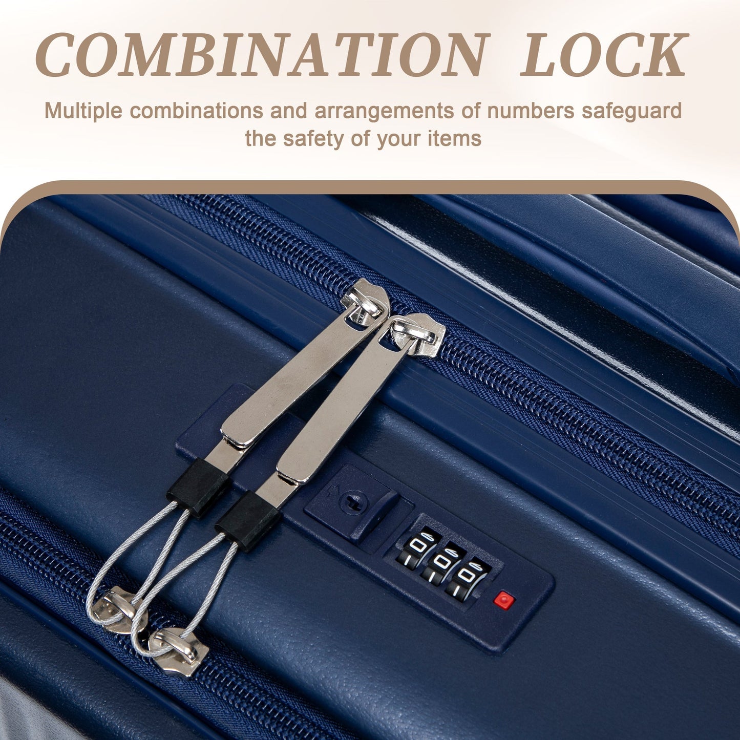 14'/20' 2-Piece ABS Spinner Wheel Luggage Set