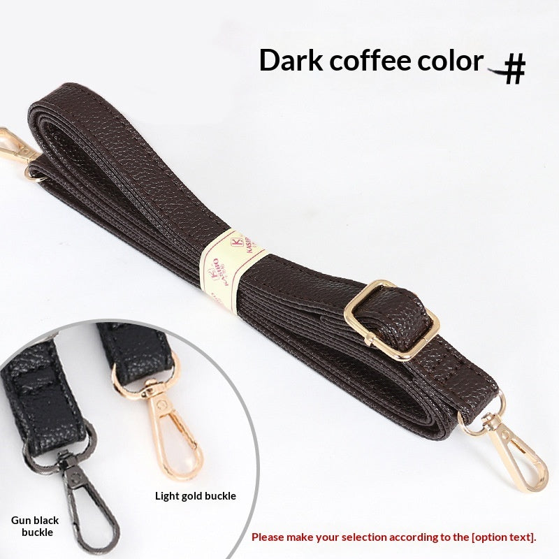 Bag Lychee Grain Crossbody Shoulder Versatile Bag Sold Separately Wide Backpack Strap