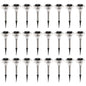 24Packs Solar Garden Lights Outdoor IP44 Waterproof Solar Pathway Lights Color Changing Landscape Lamps 10Hrs Lawn Lighting for Yard Driveway Walkway