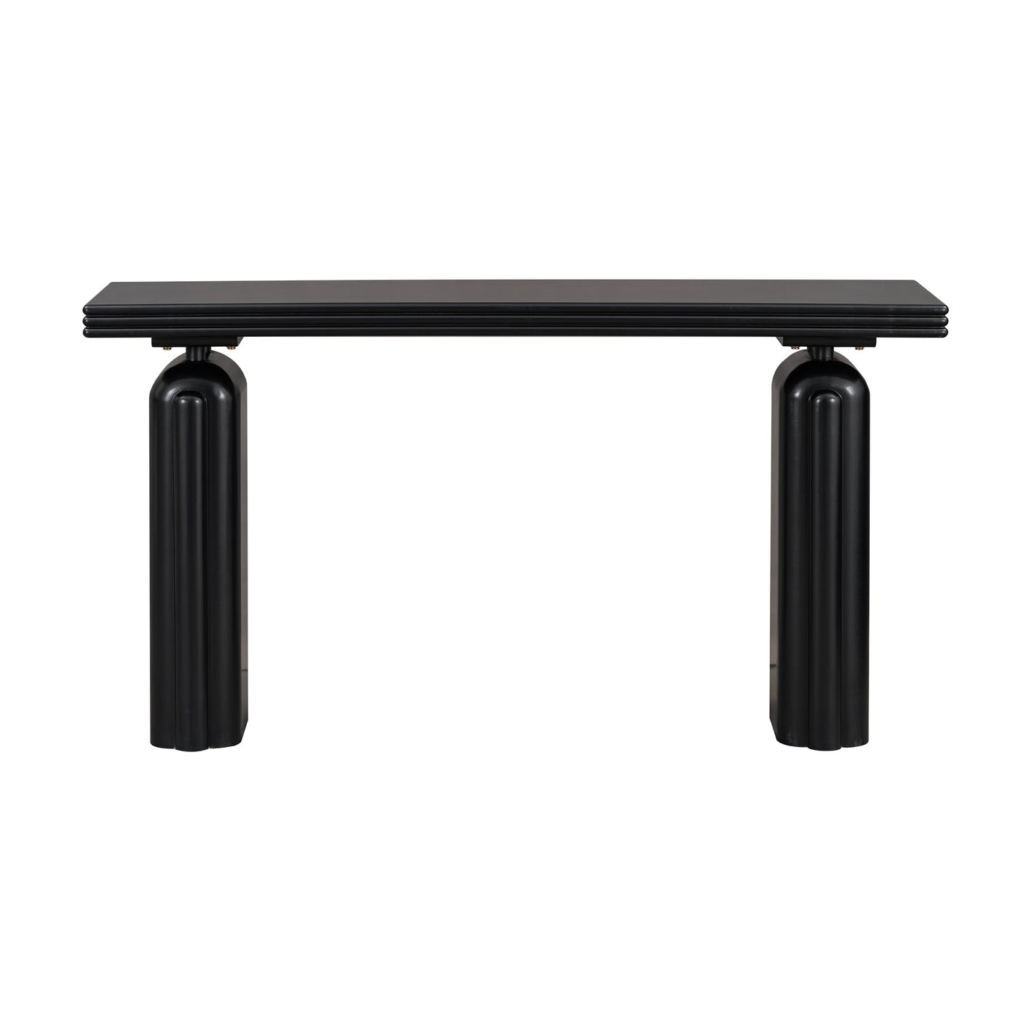 U_STYLE Chic Acacia Veneer Console Table