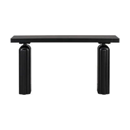 U_STYLE Chic Acacia Veneer Console Table