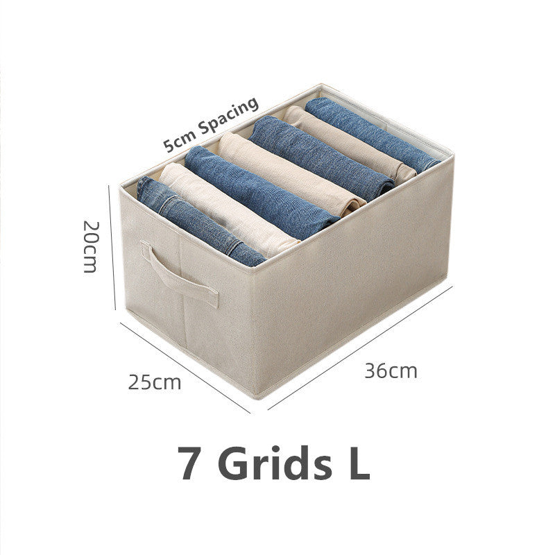 Household Fashion Cotton And Linen Clothes Storage Box