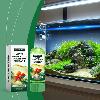 Fish Tank Water Purification Tablets Algae-inhibiting Sludge Water Body Maintenance Impurity Treatment Clean Water Purification Tablets