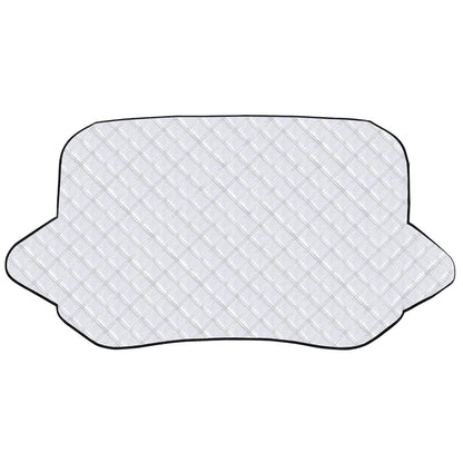 55.9x36.6x0.1in Car Windshield Snow Cover Windshield Protector against Ice Sun Fit for Small Mid SUVs with Anti-theft Flaps