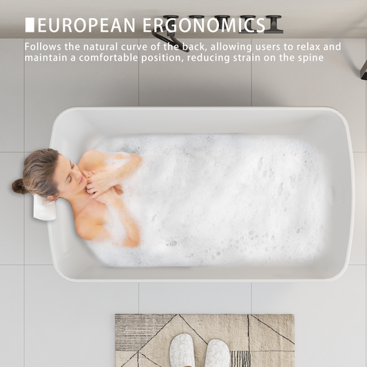 49'' Acrylic Freestanding Soaking Bathtub