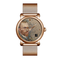Van Gogh 3D Oil Painting Surface Steel Strap Self-portrait Quartz Wrist Men's Watch