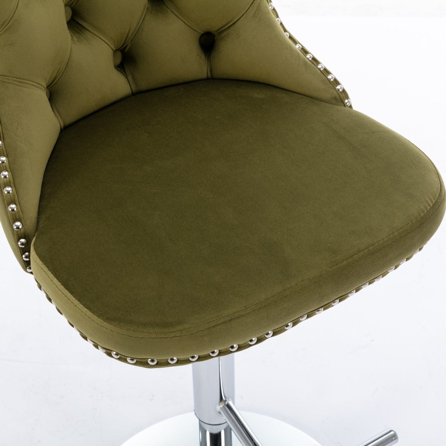 Swivel Adjustable Height Barstools Set of 2