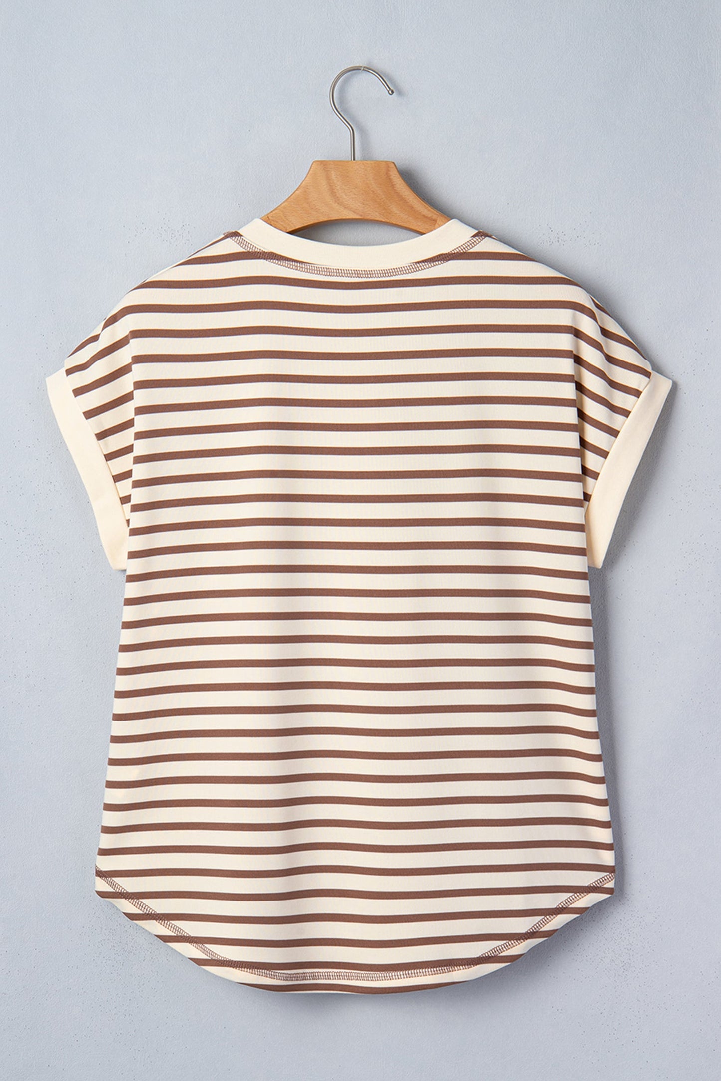 Keira Stripe Half T Shirt