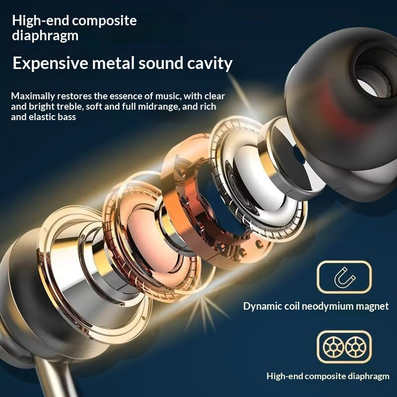 Wireless Bluetooth Neckband Earbuds With Ultra-long Battery Life