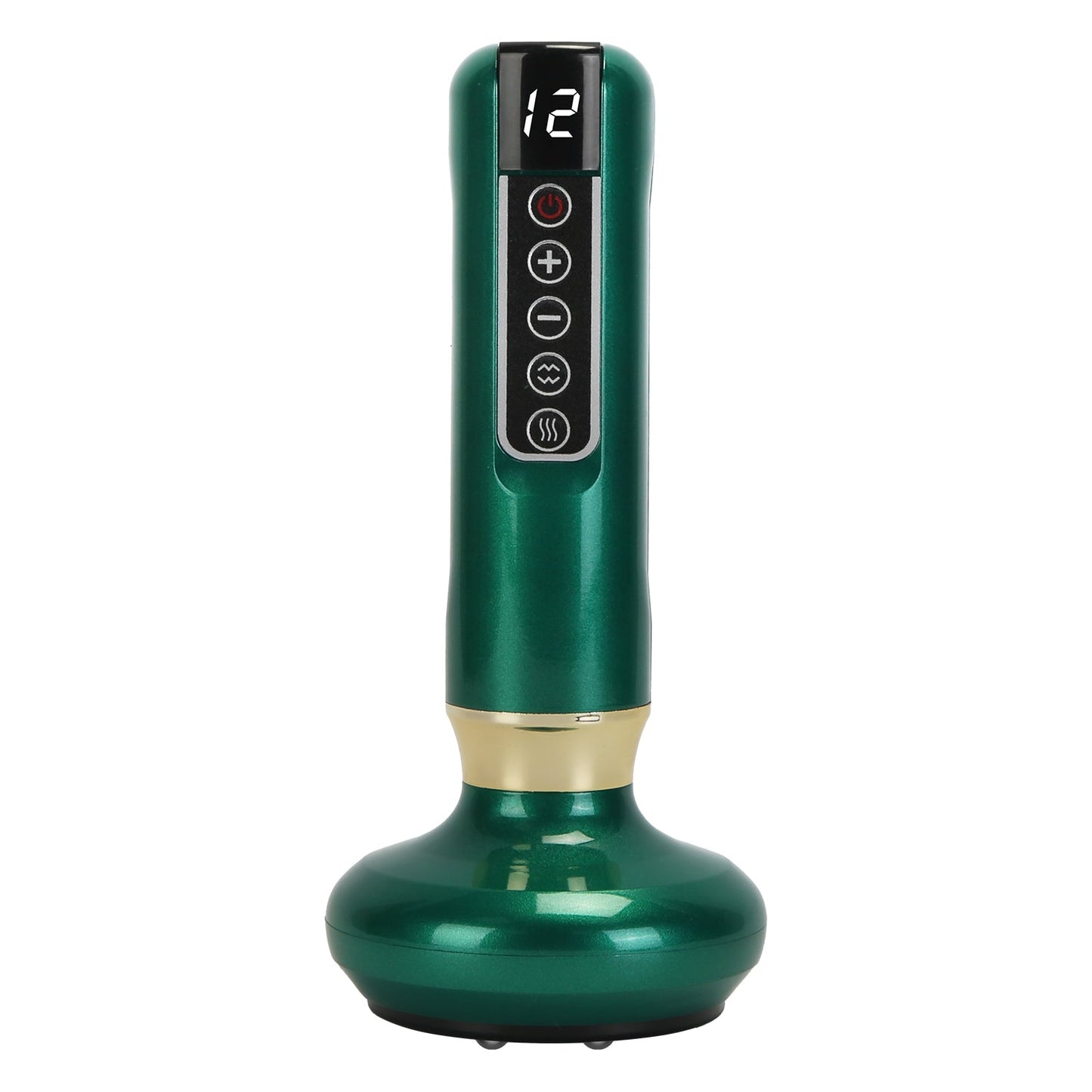 Anti Cellulite Massager Handheld Vacuum SuctionÊCupping Kit Beauty Tool with 12 Suction Mode 12 Heating 20Mins Auto-Off One-Key Pressure Release for A