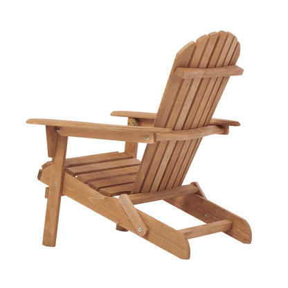 Oversize Outdoor Folding Adirondack Chair, Patio Chair For Garden