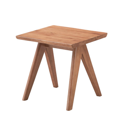 3 Piece Accent Chair Set And Matching End Table For Living Room - Natural