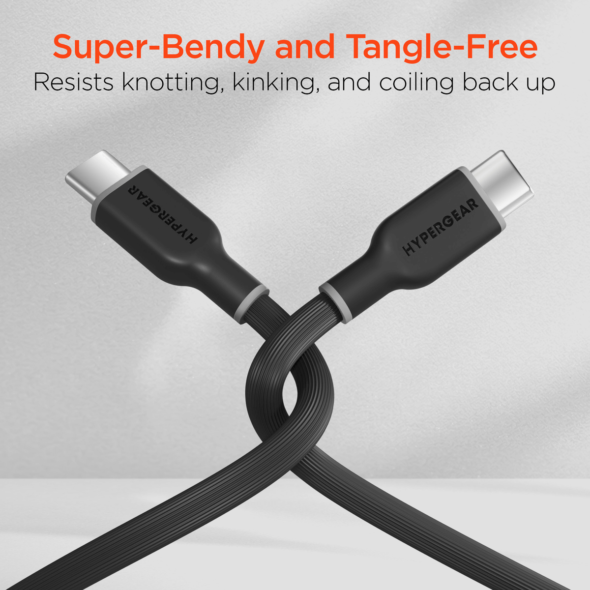 HyperGear Flexi PRO USB-C to USB-C Cable 4ft