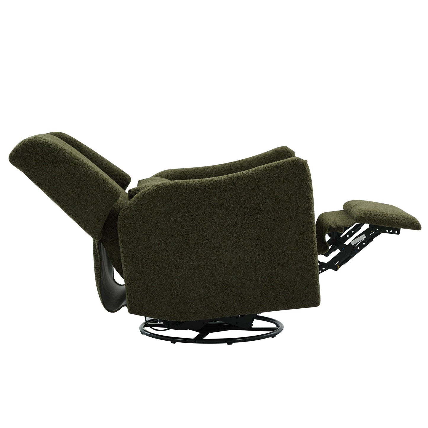 Wide Wingback Swivel Glider Rocker Recliner Chair